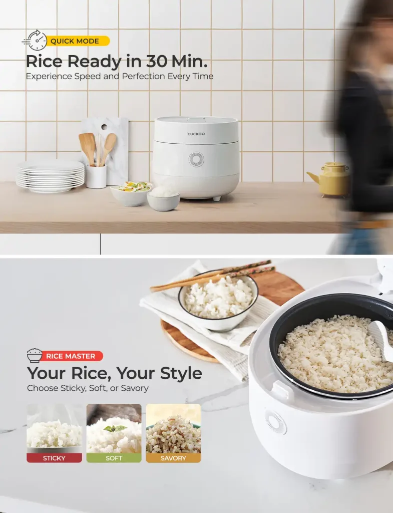 CR-0675F CUCKOO 6-Cup Micom Rice Cooker Non stick