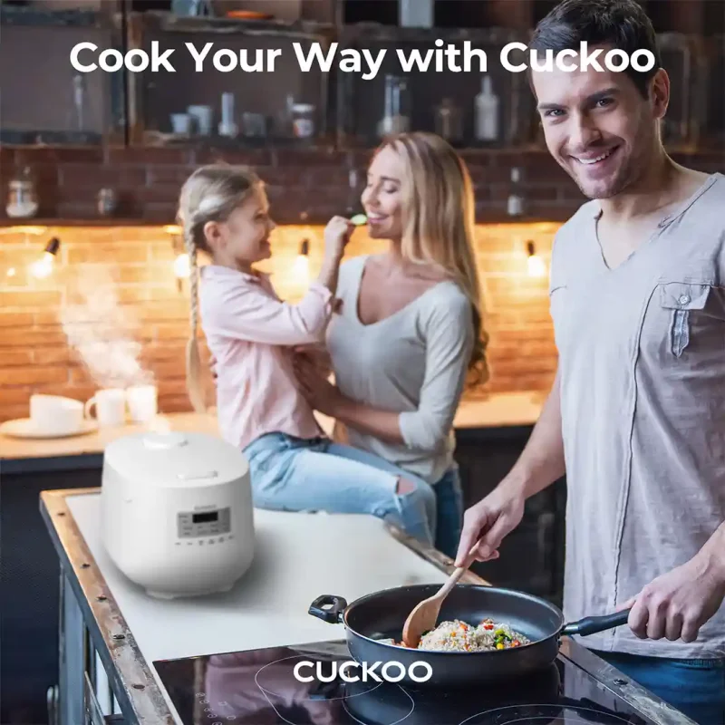CUCKOO 6-Cup Micom Rice Cooker Stainless steel