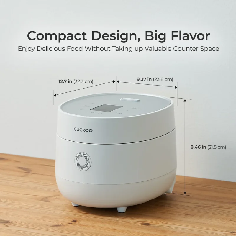 CUCKOO 6-Cup Micom Rice Cooker Non stick