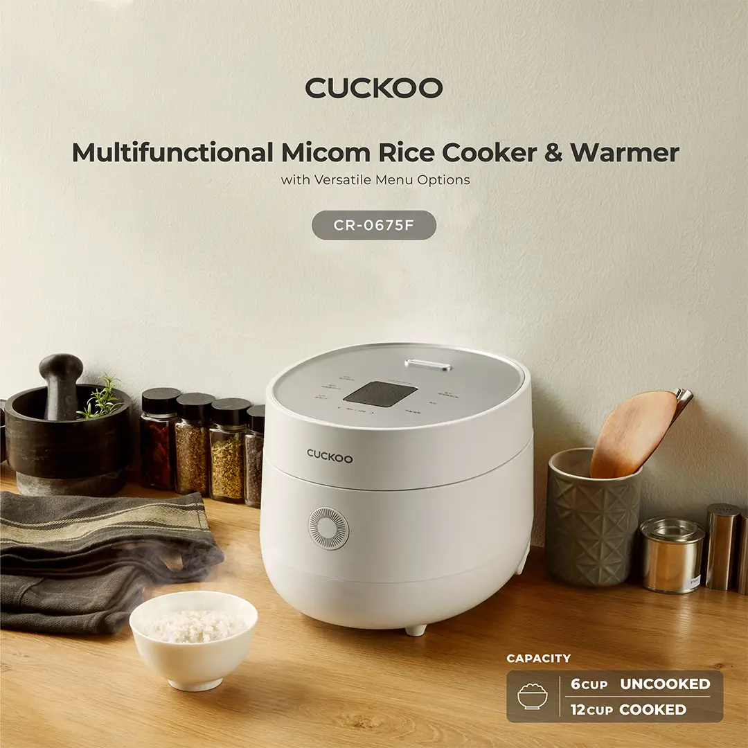 CUCKOO 6-Cup Micom Rice Cooker Non stick