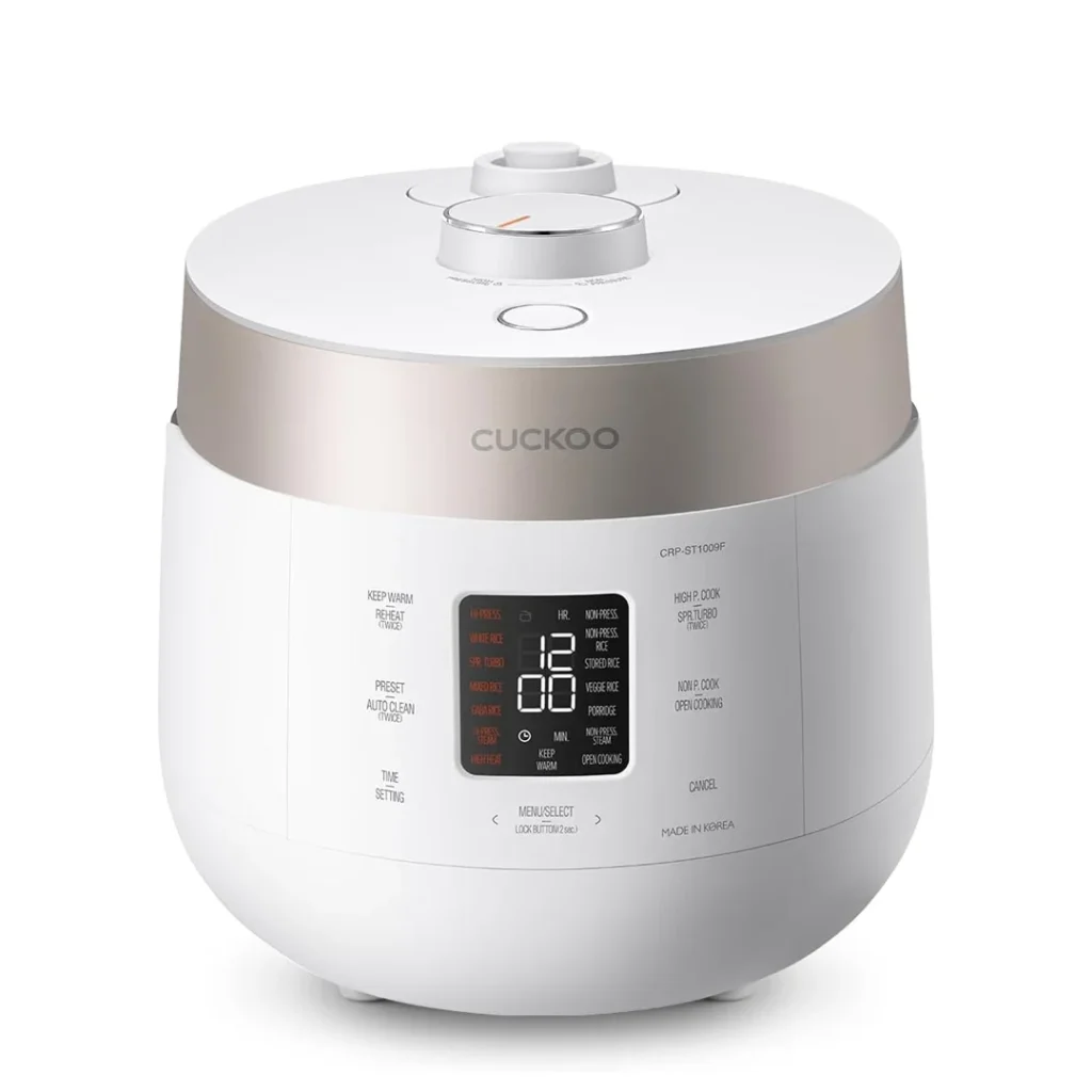 Cuckoo Rice Cooker Normal Pressure Stainless Steel White 1.8l