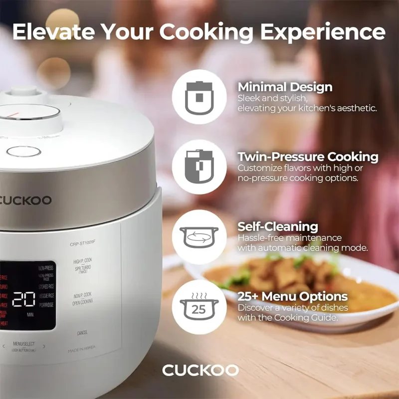 CUCKOO 10-Cup HP Twin Pressure Rice Cooker