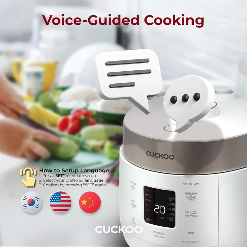 CUCKOO 10-Cup HP Twin Pressure Rice Cooker