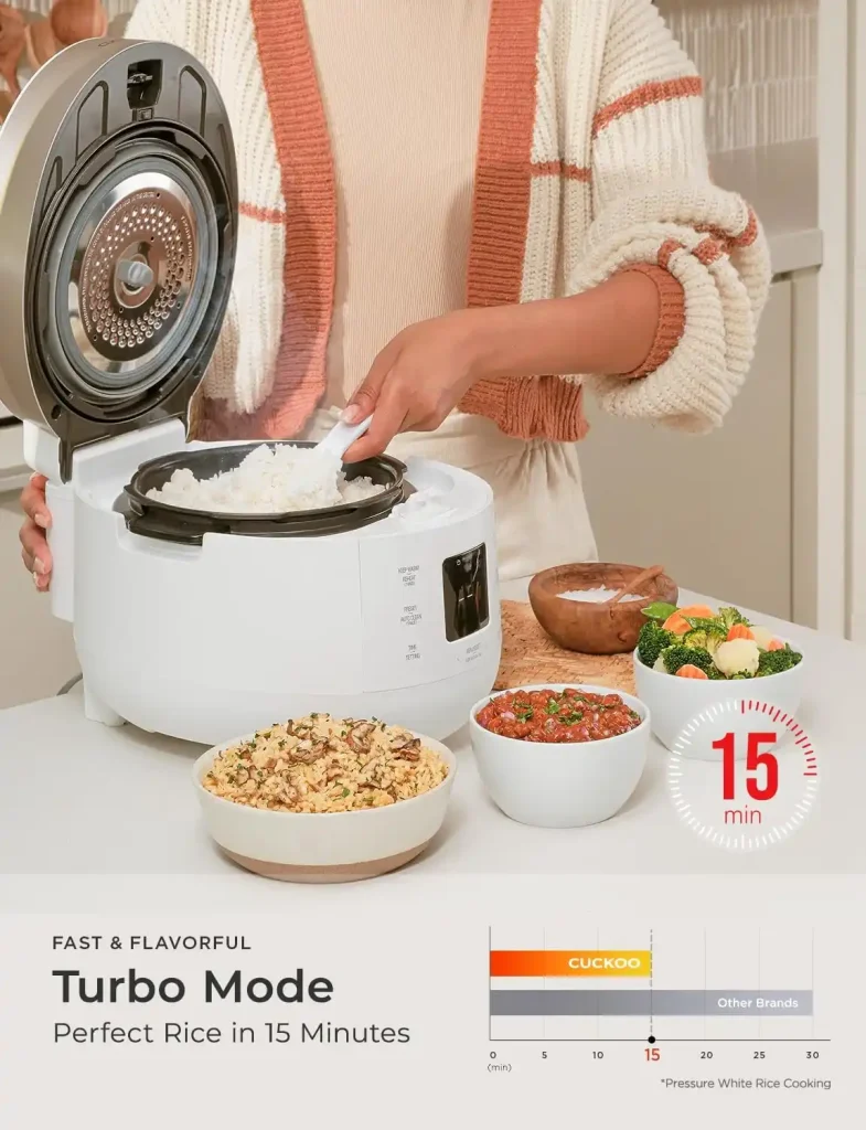 CRP-ST1009FW CUCKOO 10-Cup HP Twin Pressure Rice Cooker